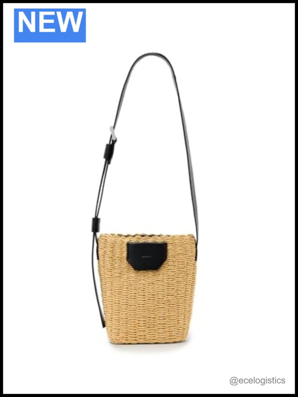 Paper Crossbody Bag Lightweight Magnetic Closure 2 Compartments